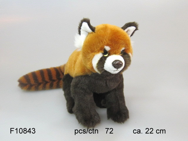10843 Игрушка мягконабивная Красная панда 22 см