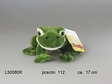 50080 Игрушка мягконабивная Лягушка  17 см