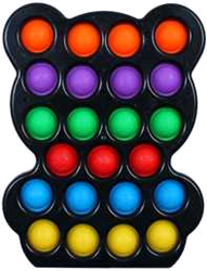 MI853 Pop It Fidget в пластиковой основе Мишка (18 см)
