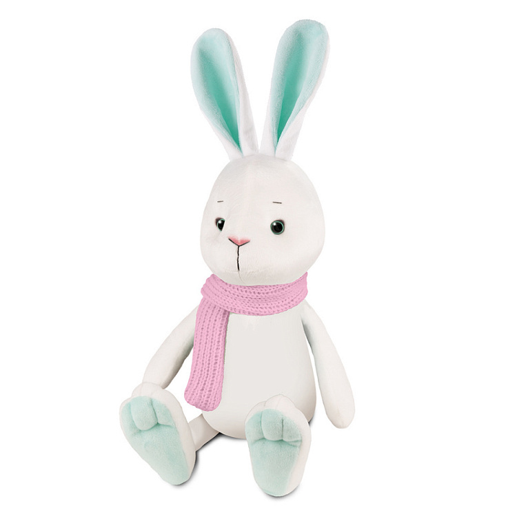 MT-MRT02225-1-30 Мягкая Игрушка Maxitoys Luxury, Кролик Тони в Шарфе, 30 см