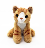 13730 Игрушка мягконабивная Кот рыжий  13 см