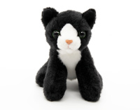 13731 Игрушка мягконабивная Кот черный  13см