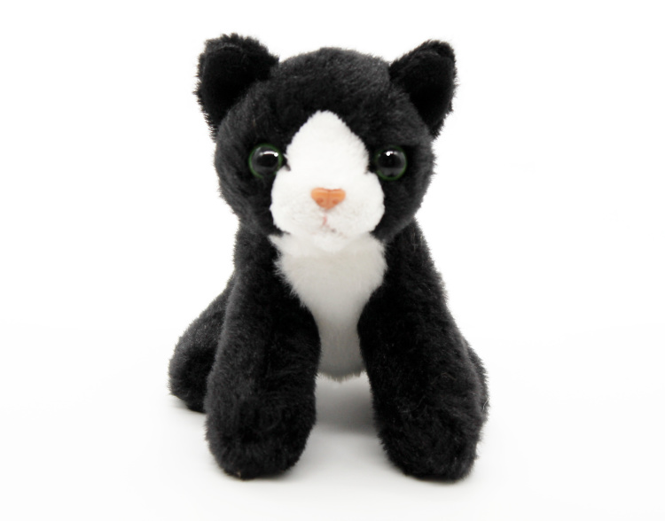 13731 Игрушка мягконабивная Кот черный  13см