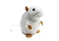 13849 Игрушка мягконабивная Мышь белая 13 см